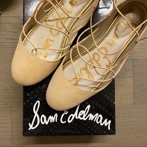 Sam Edelman Flynt natural suede flats size 8M